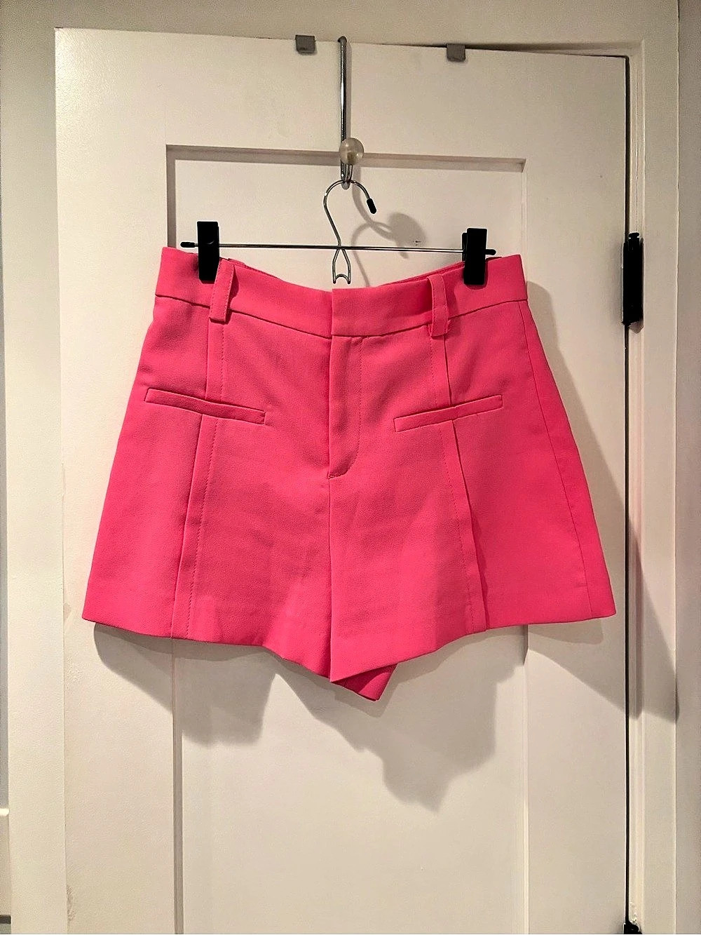 Zara High Waist Shorts in Pink Size Medium